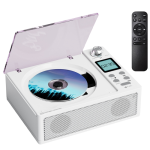 Portable Bluetooth Retro CD Player with Dual Speakers B
